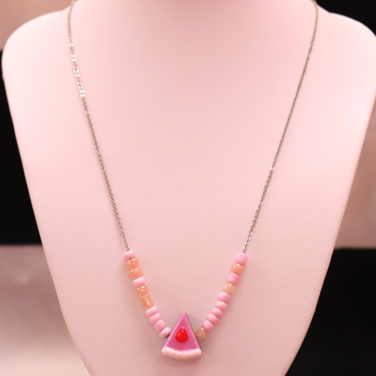 Single Beaded Food Necklaces