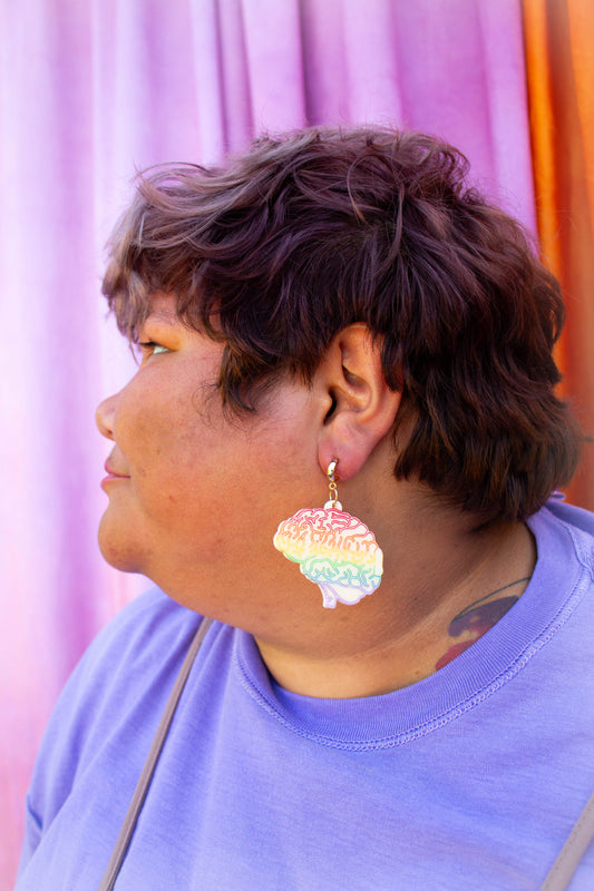 Brainbow Earrings
