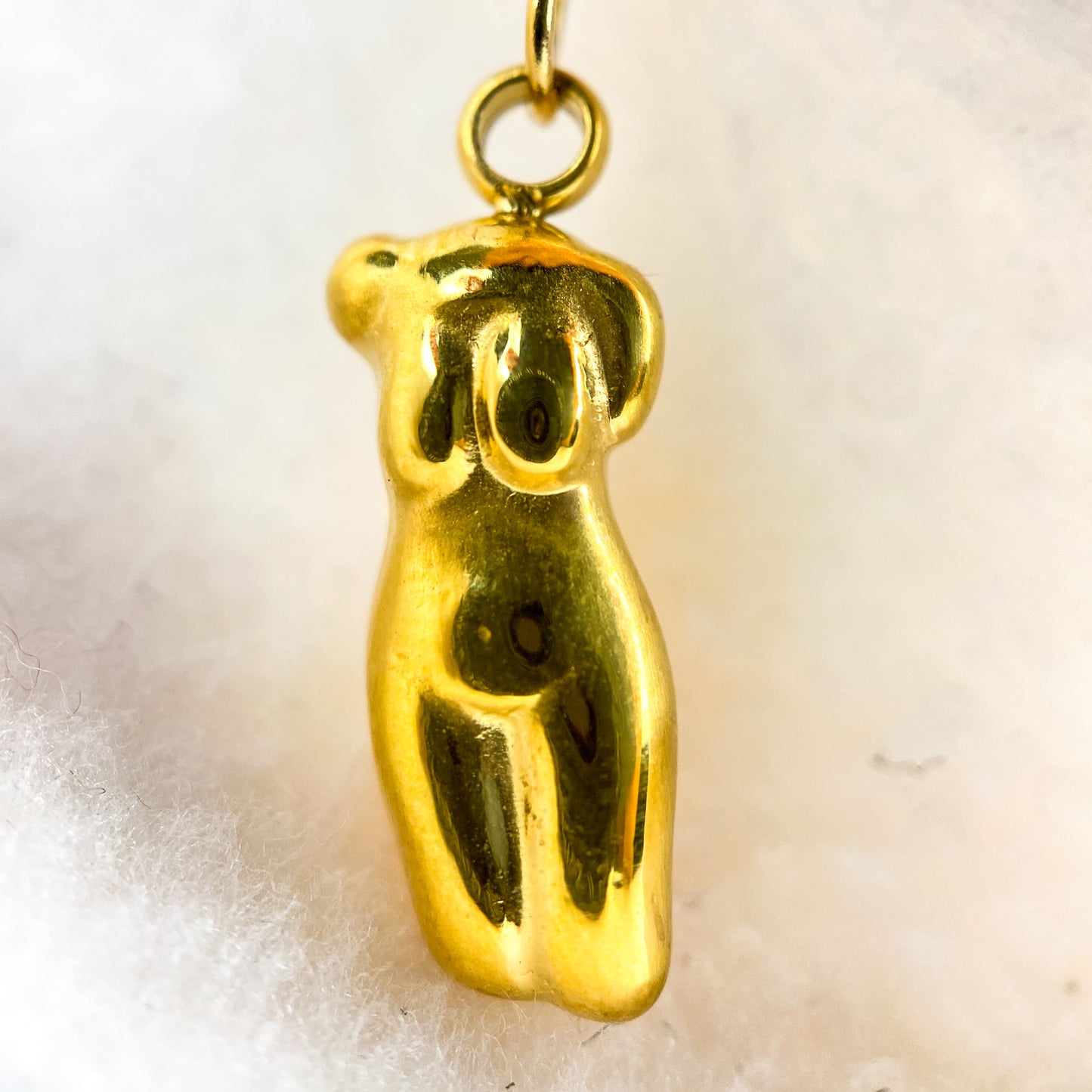 Body Shaped Titanium Necklace