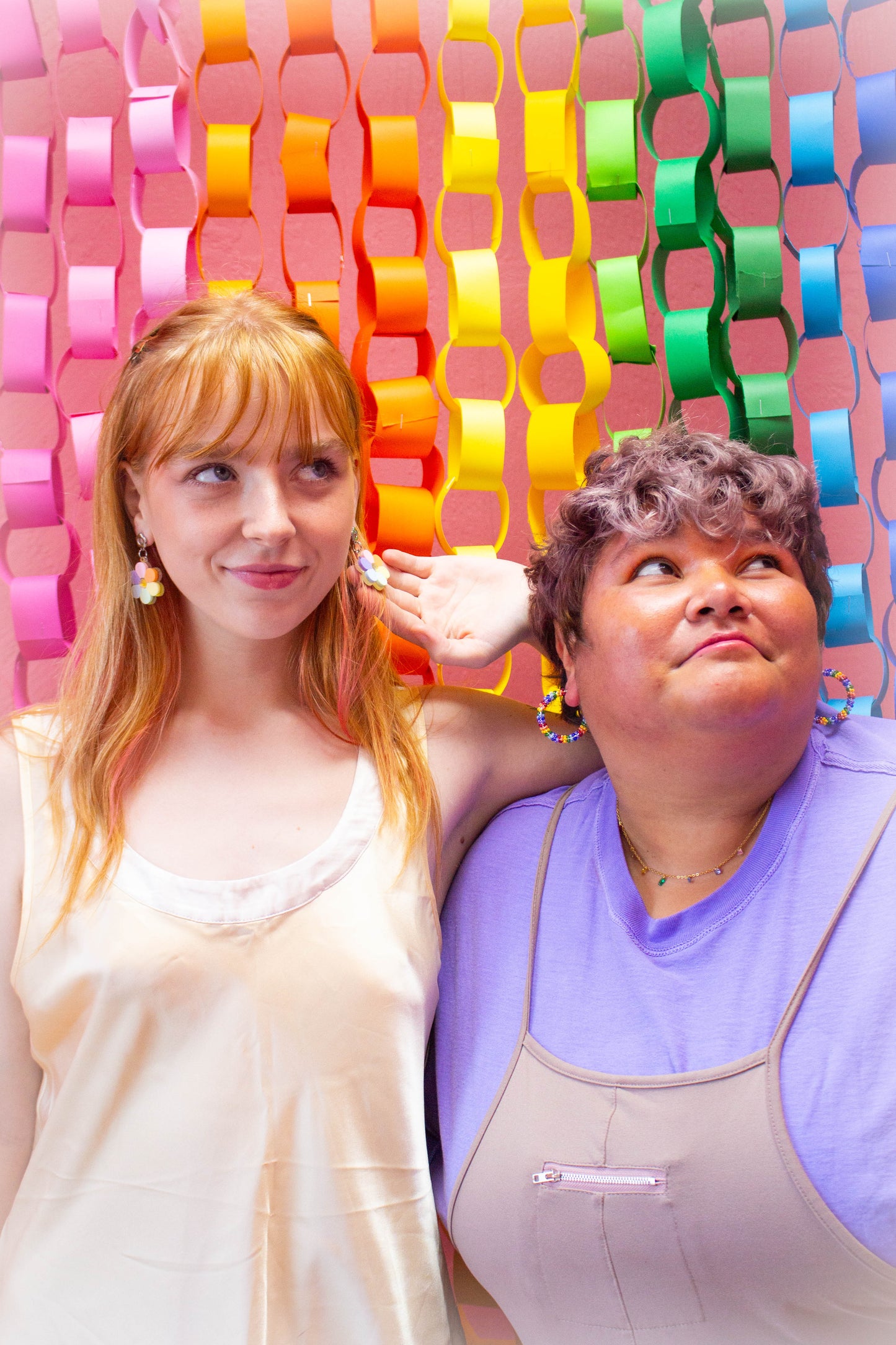 Colorful Gem Titanium Necklace