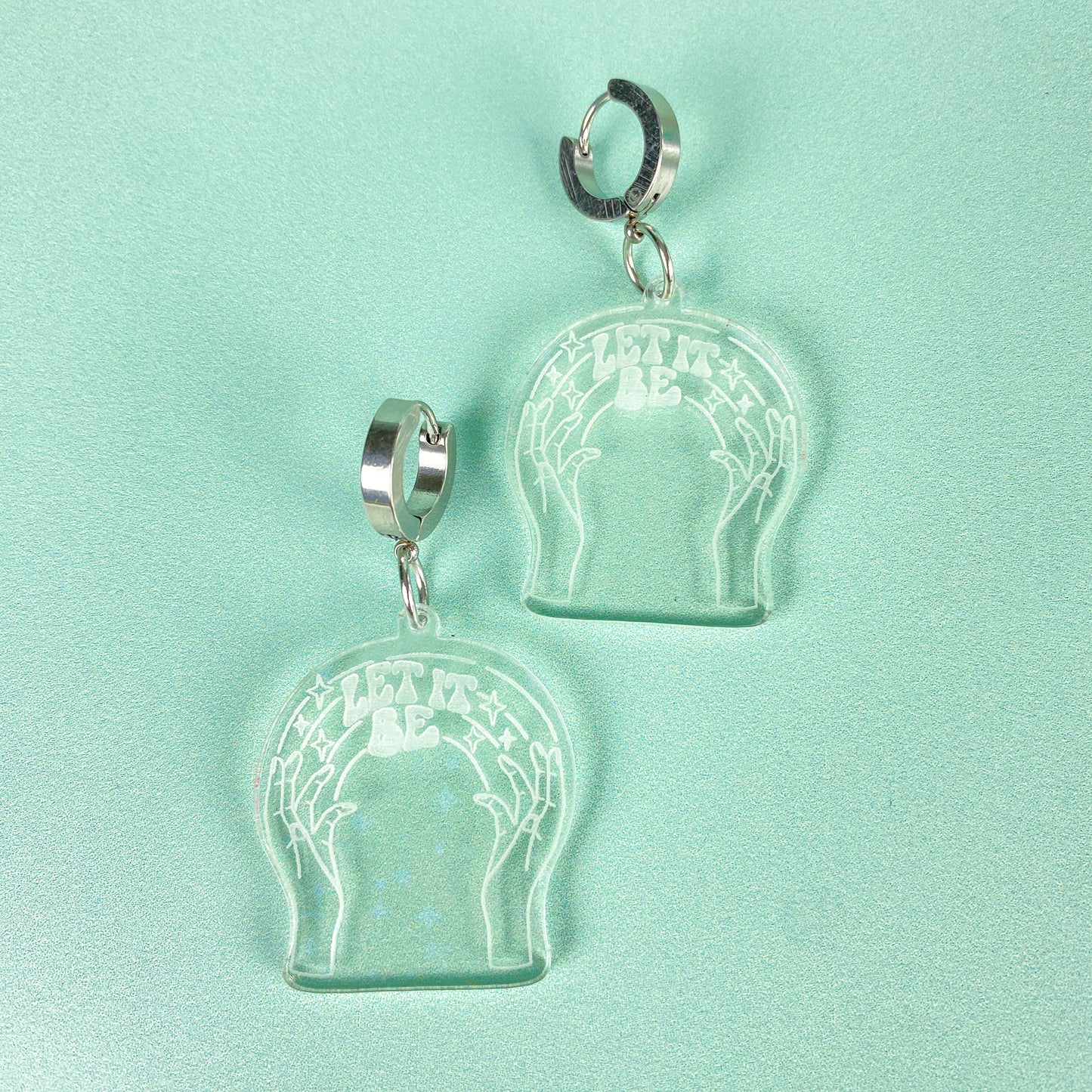 'Let it Be' Iridescent Earrings