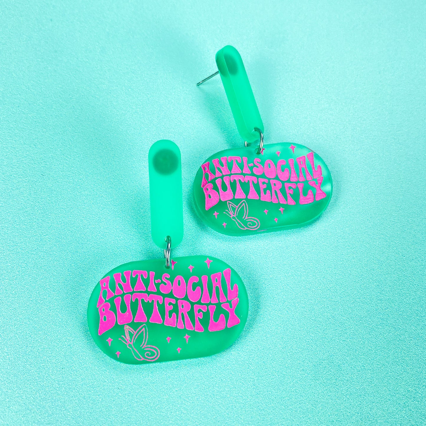 'Anti-Social Butterfly' Earrings