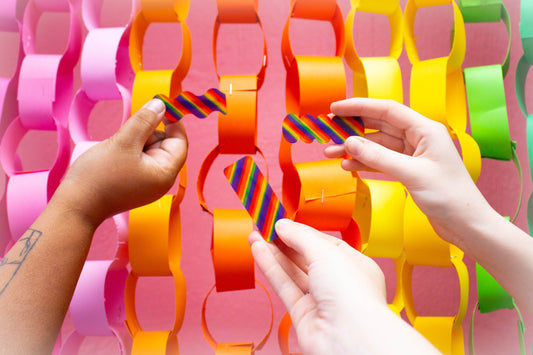 Rainbow Striped Barrettes