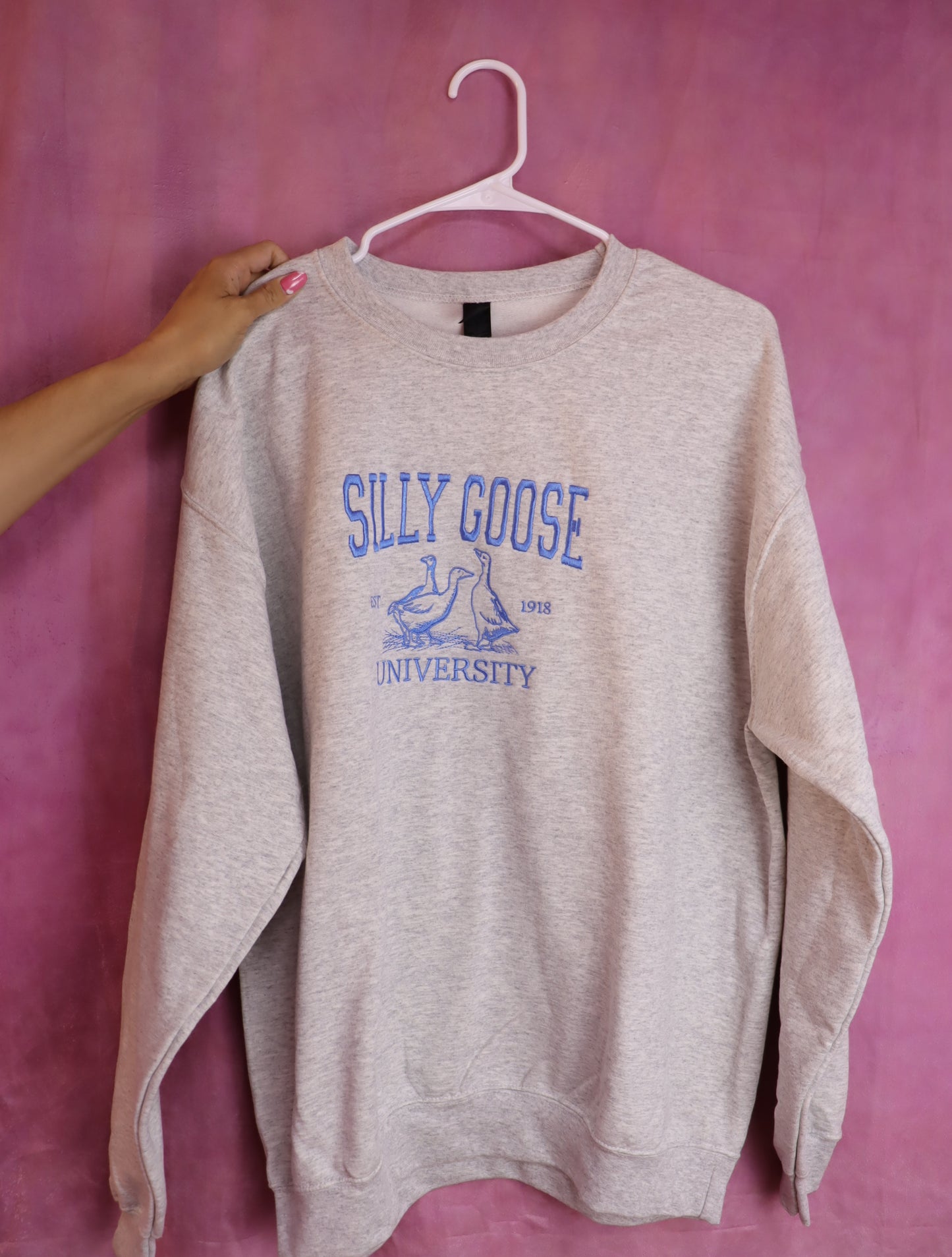 “Silly Goose University” Embroidered Shirt