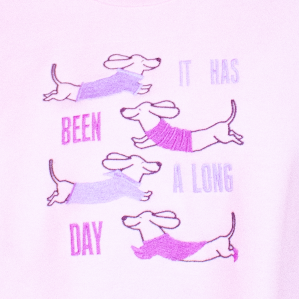 “It Has Been a Long Day” Embroidered Shirt