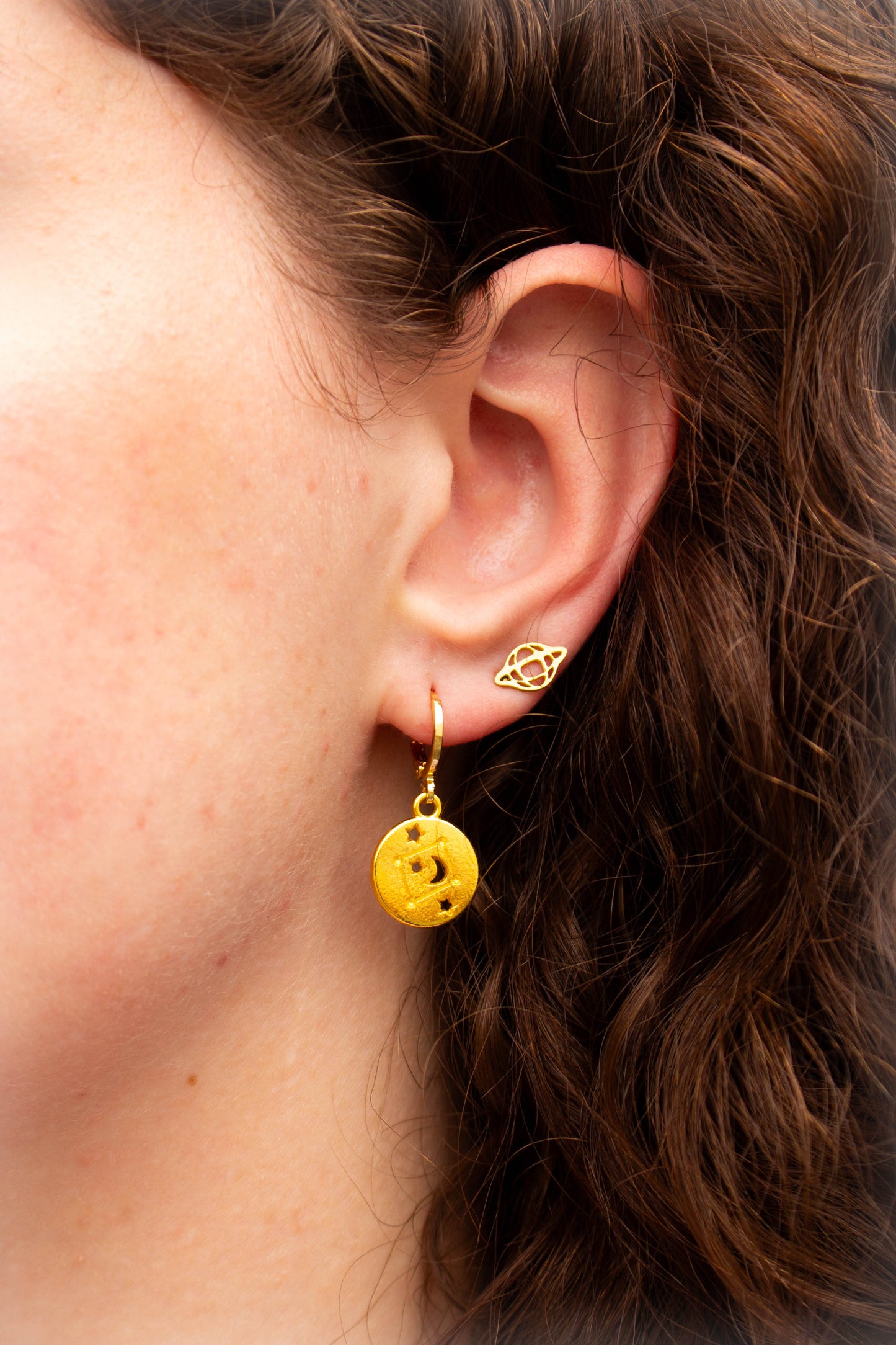 Zodiac Constellation Charm Earrings
