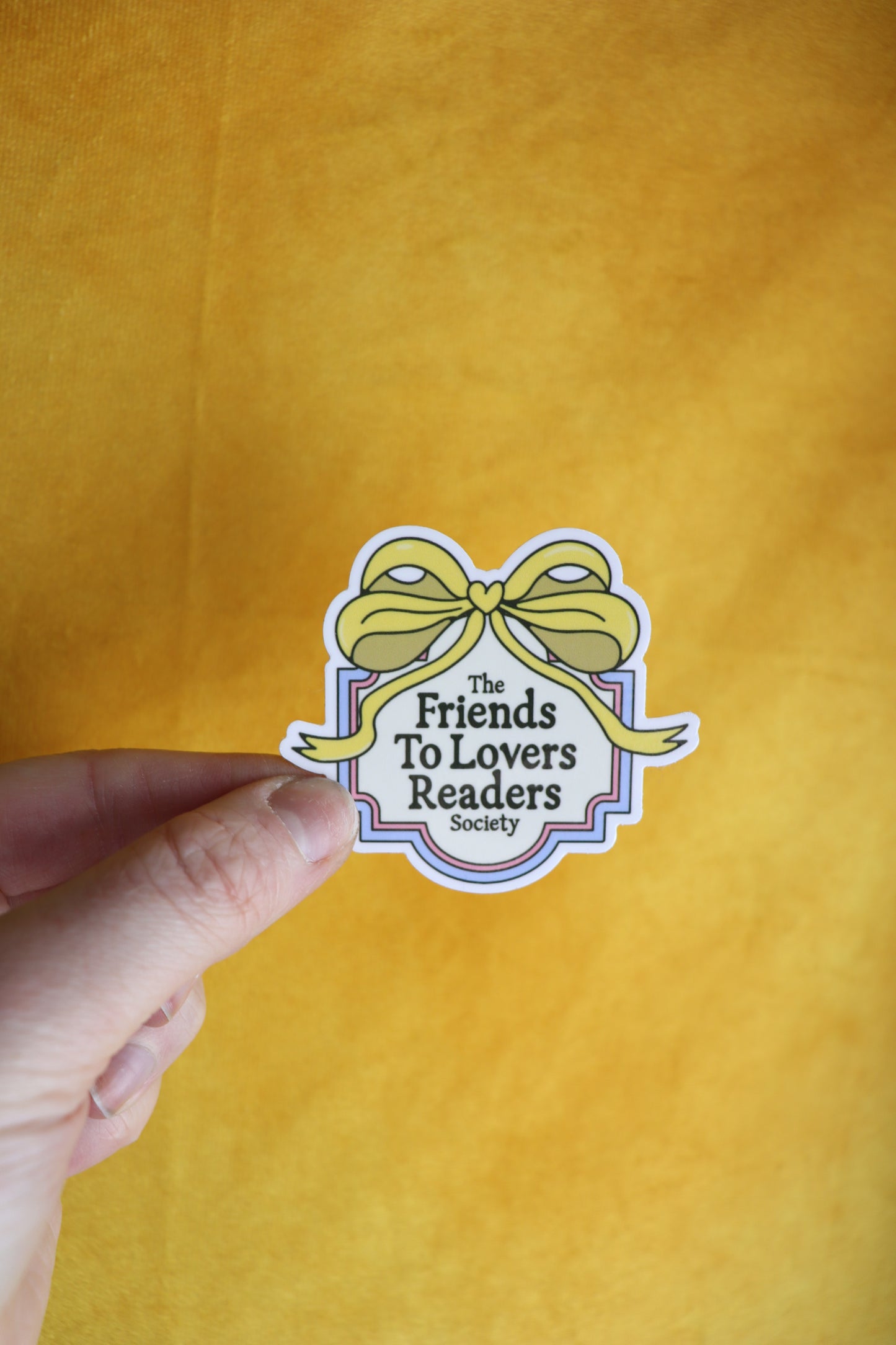 Friends to Lovers Readers Society Bookish Sticker
