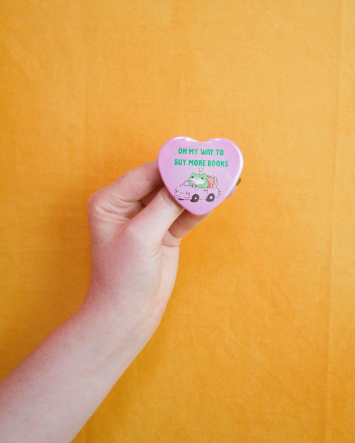 On my Way to Buy More Books Pin