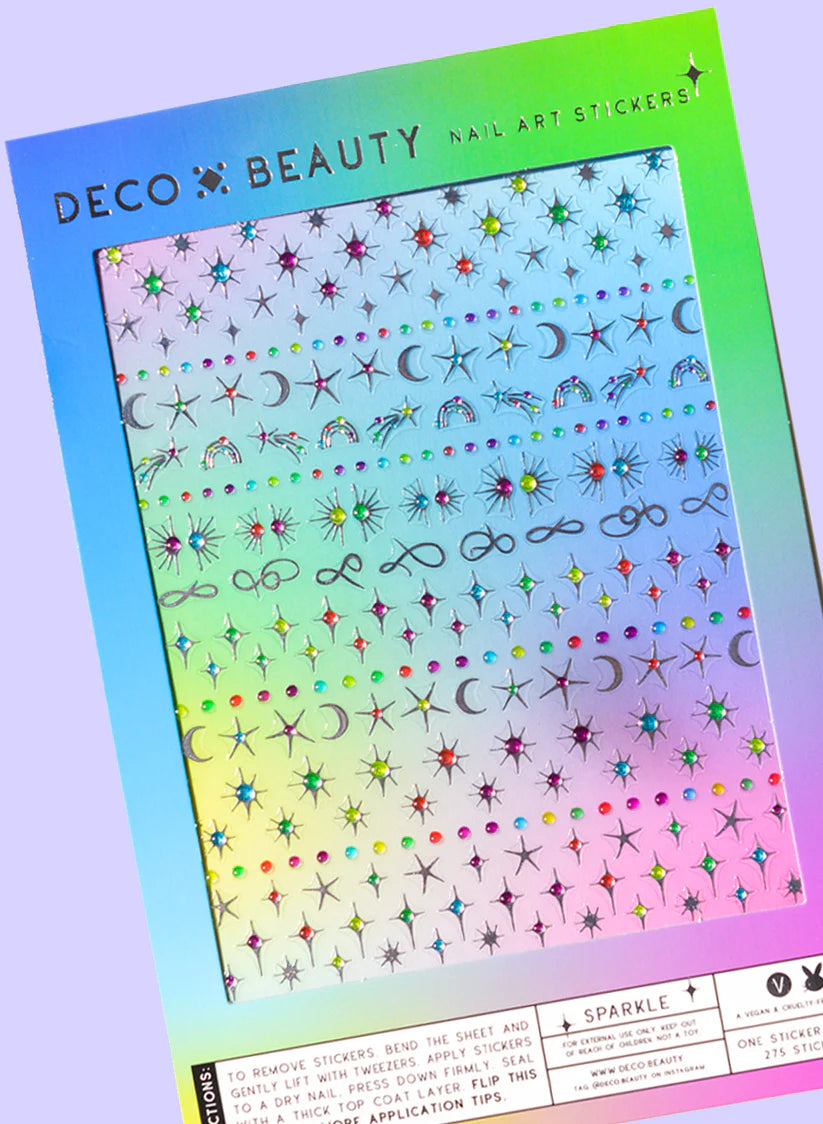 "Sparkle" Deco Beauty Nail Art Stickers