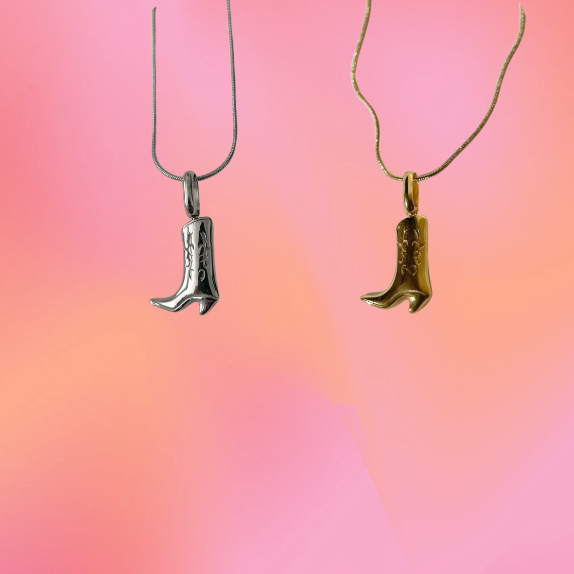 Boot Charm Necklace