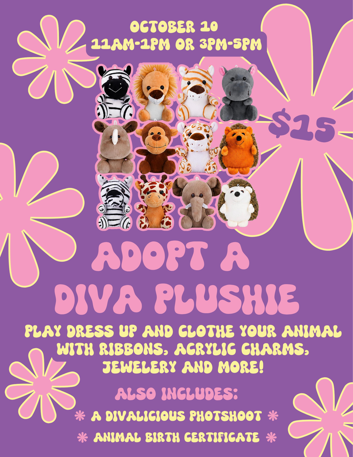 10/10/16 Adopt a Plushie