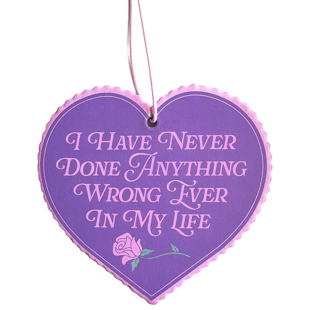 Perfect Purple Heart Car Air Freshener