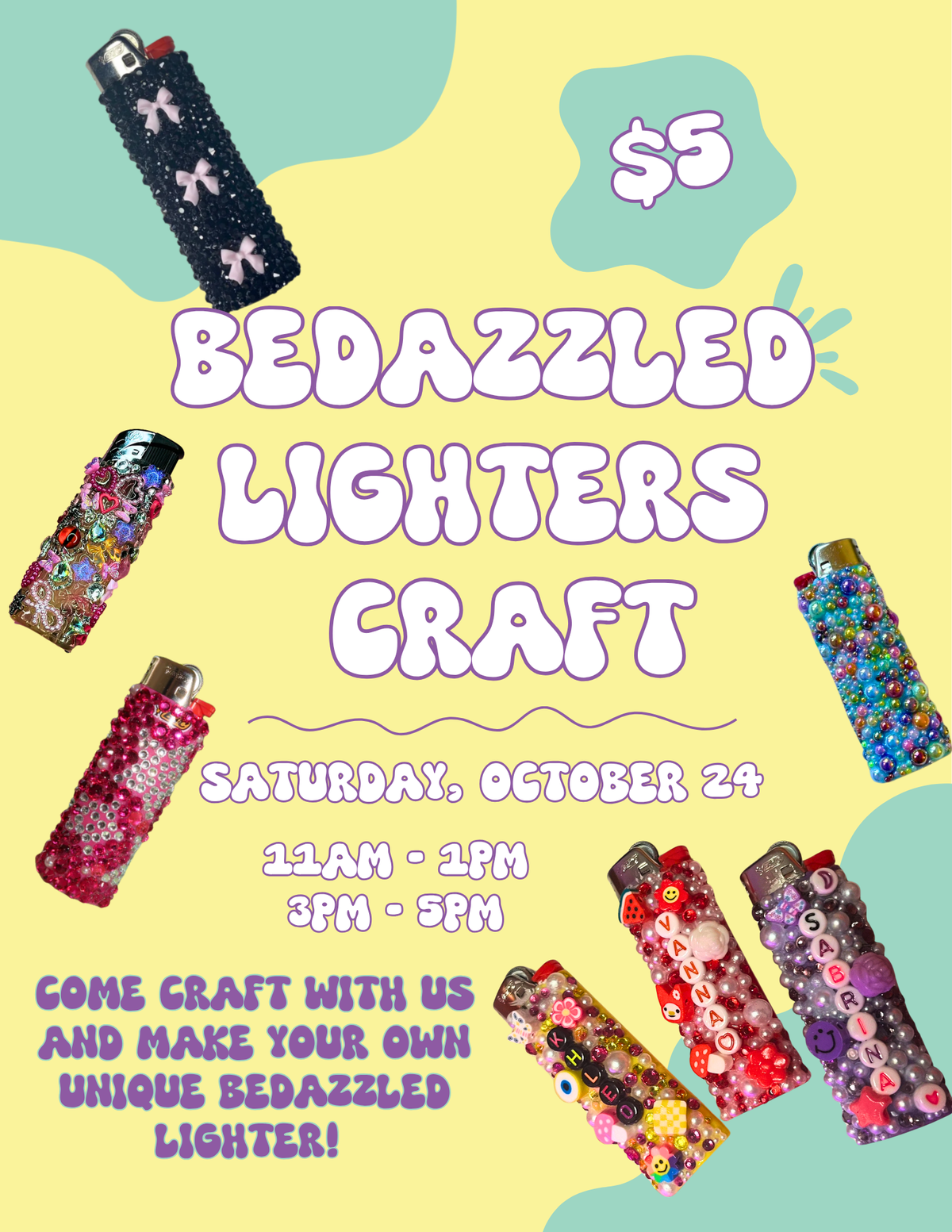 10/24/26 Bedazzled Lighters