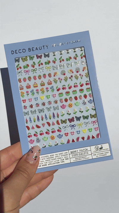 Nail Art Stickers - BERRY PATCH