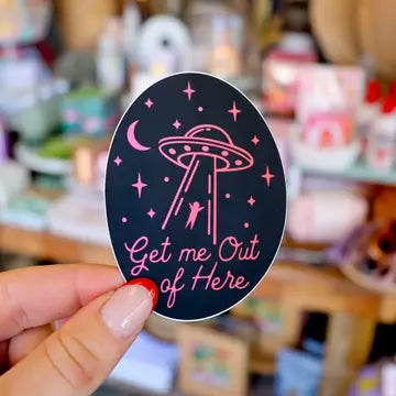 Get me Out of Here Sticker