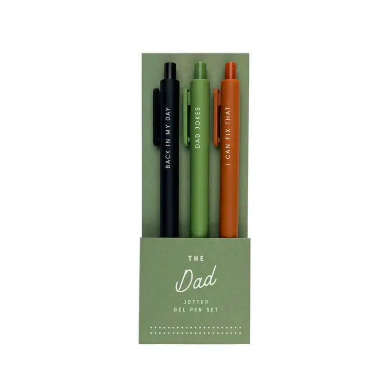 Dad Gel Pens - Multicolor Pen Set