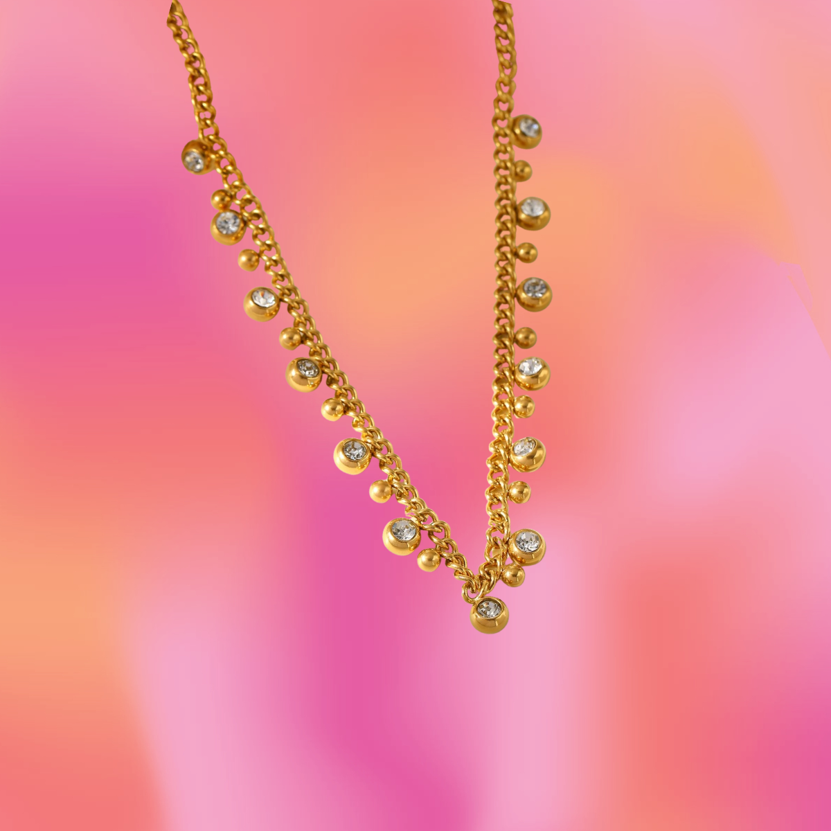 Lil Gem Titanium Necklace