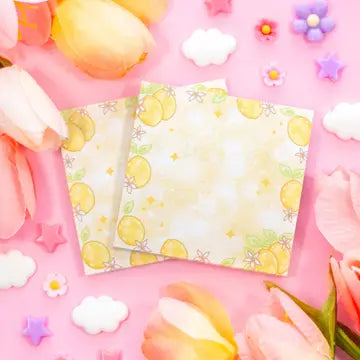 Sparkling Lemonade -Lemon Sticky Note Pad