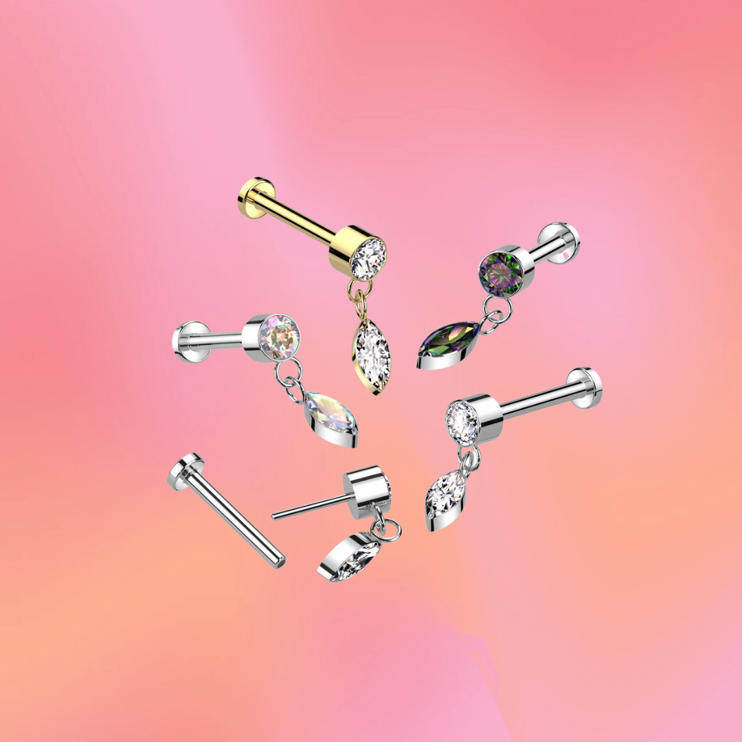 Round Bezel Flat Back