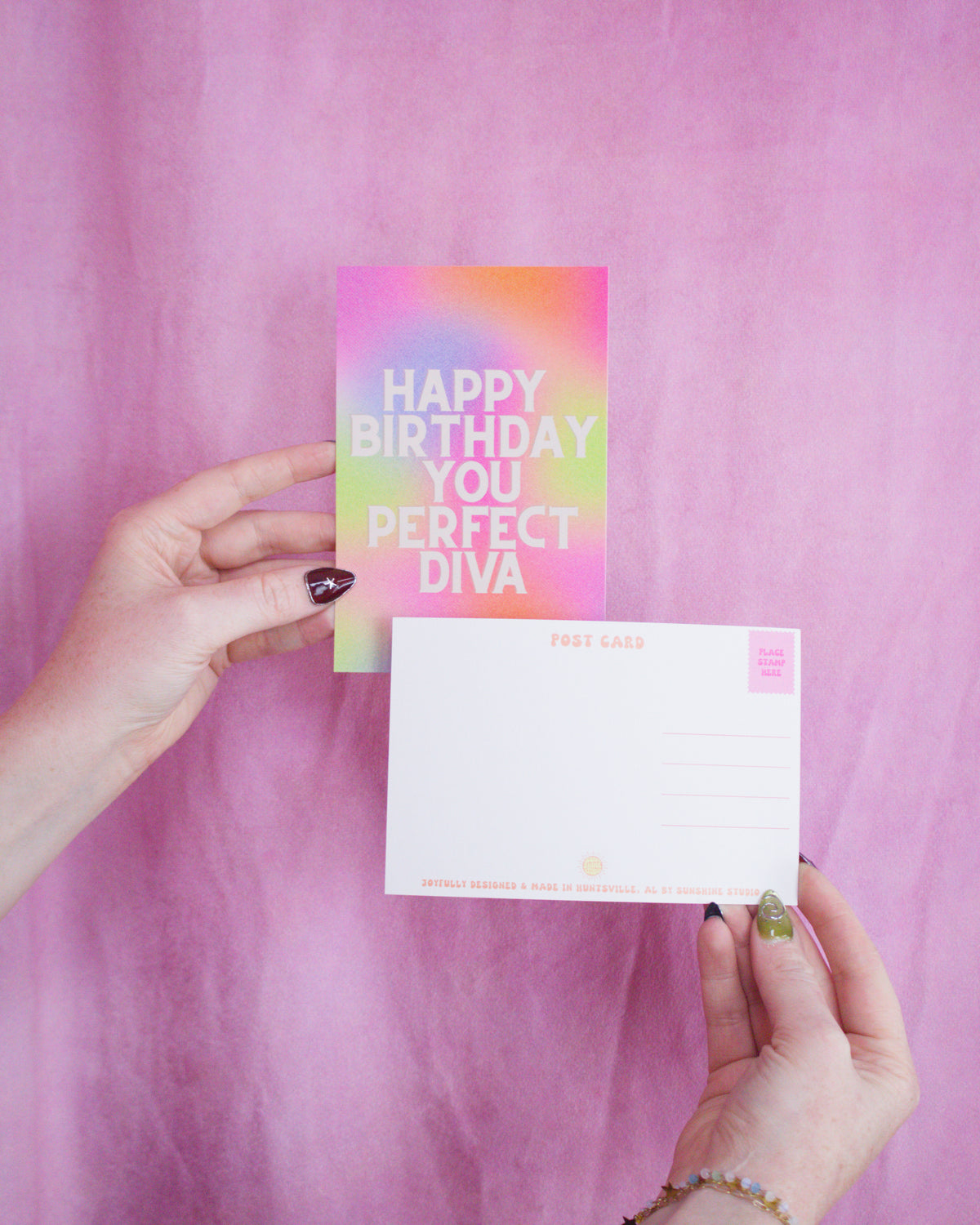Happy Birthday You Perfect Diva Post Card