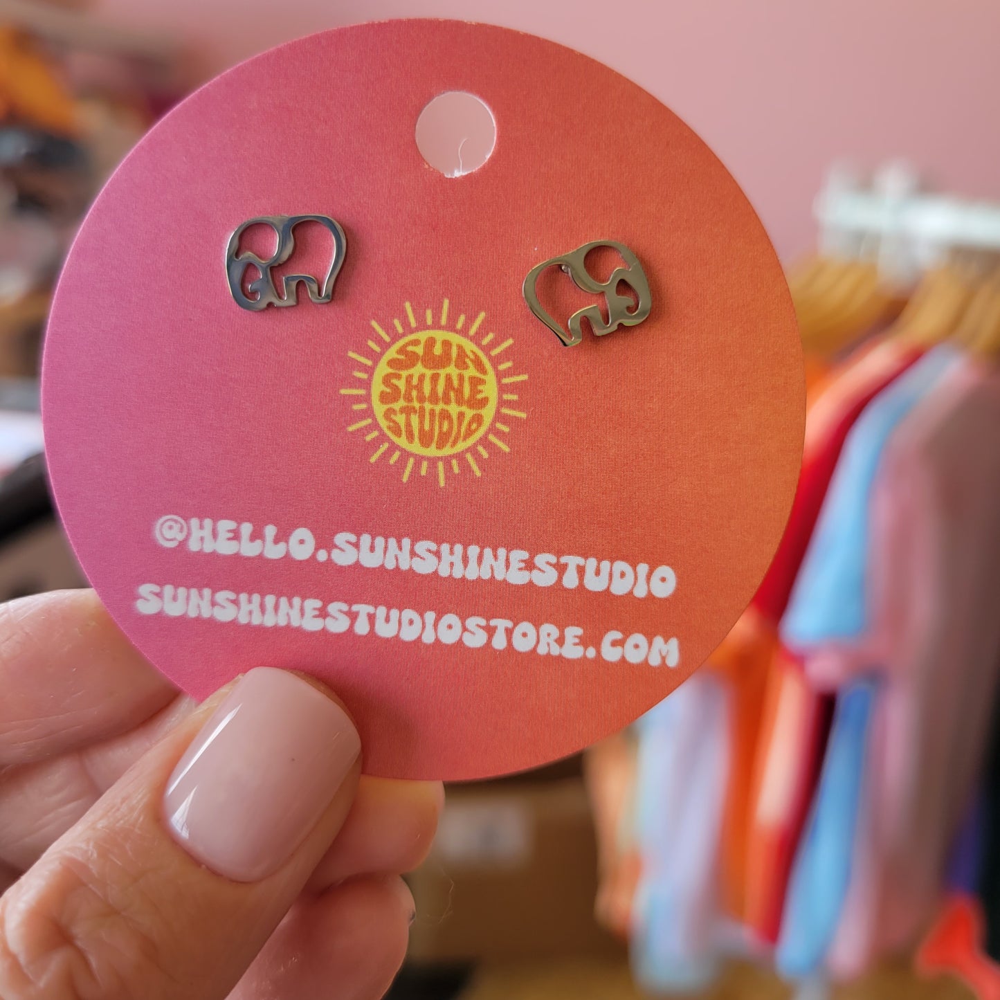 Tiny Elephant Cutout