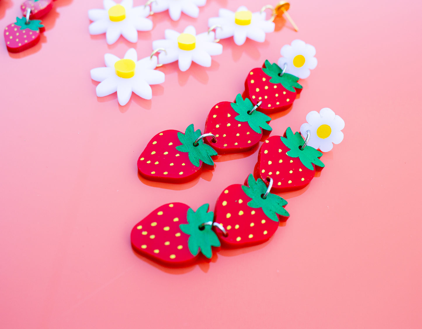 Strawberry Large Dangles