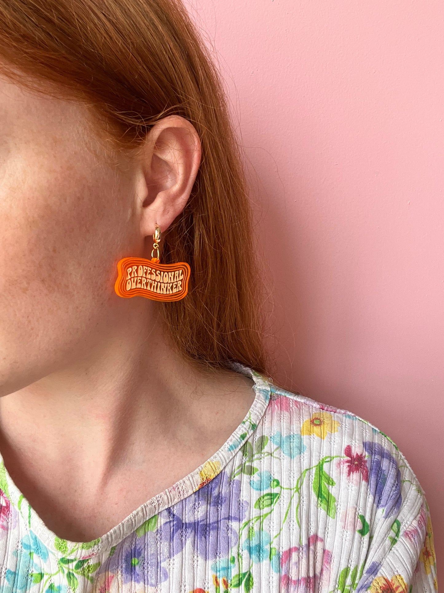 'Professional Overthinker' Earrings