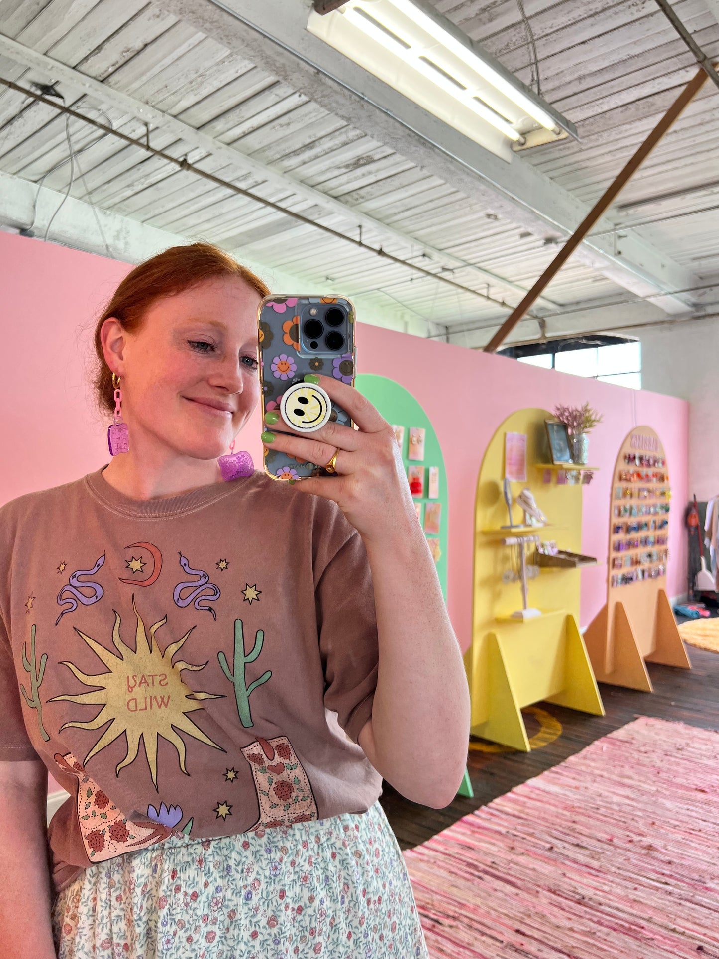 ‘Wallflower And Okay With It’ Earrings