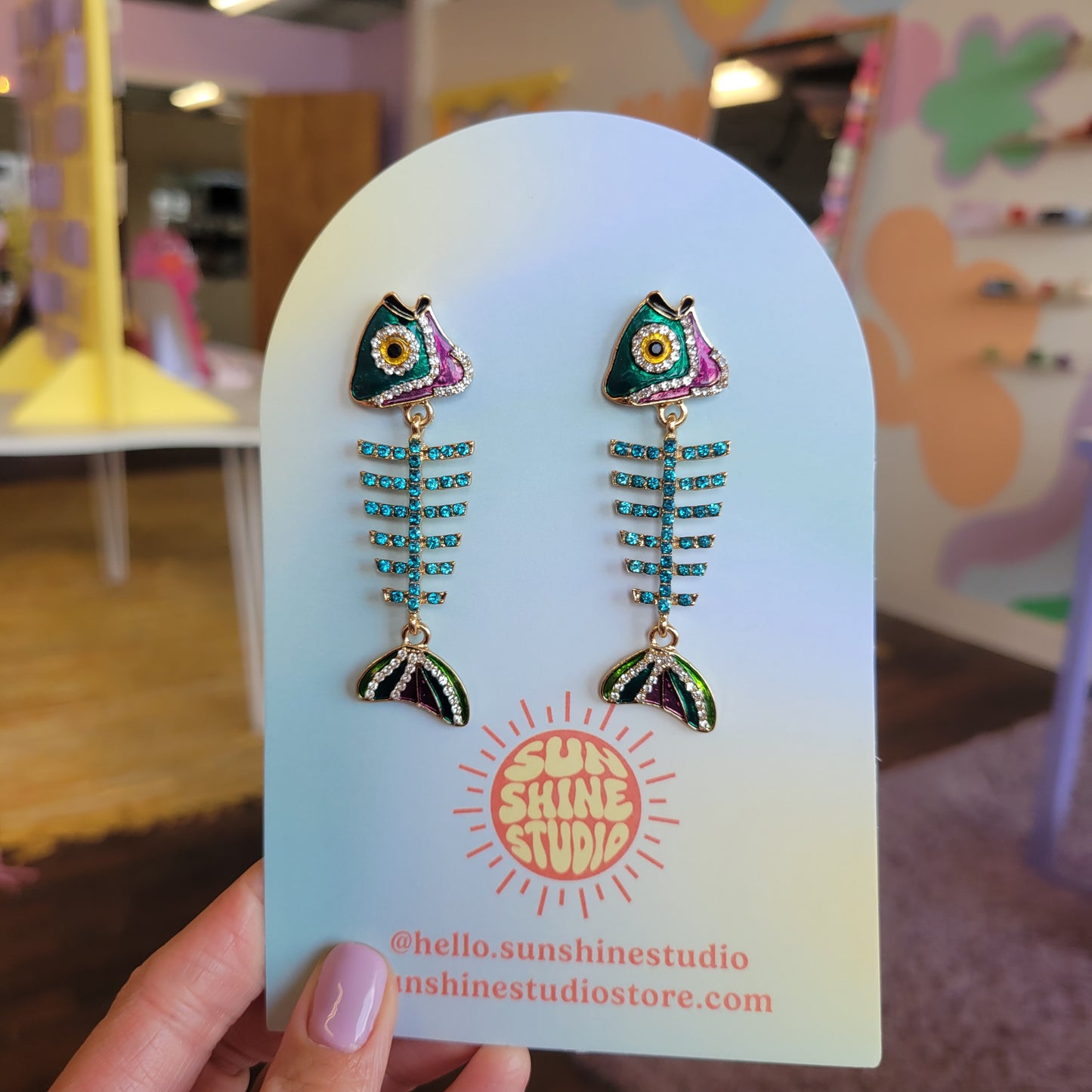 Jeweled Fishbones