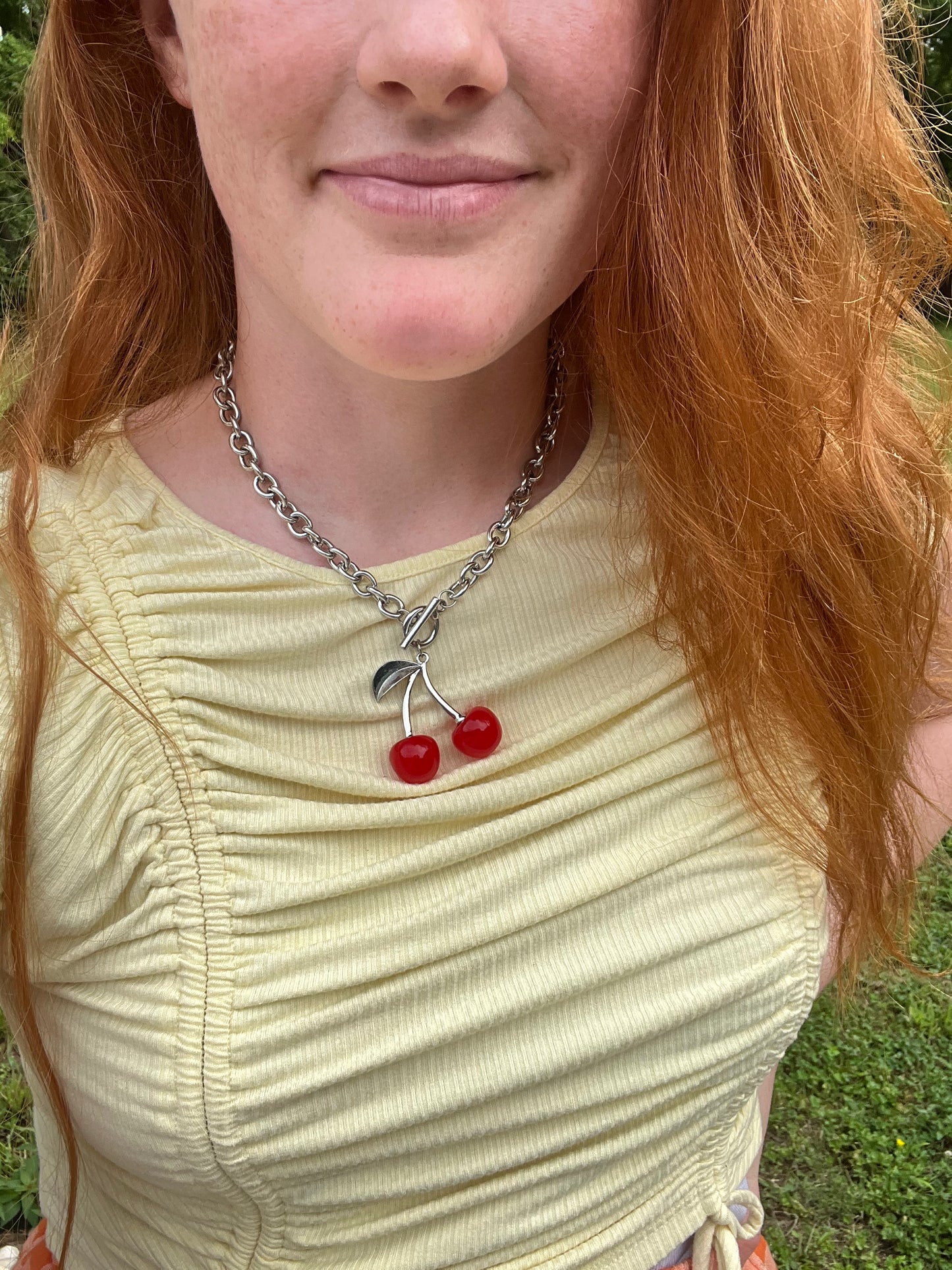 Cherry Chain Necklace