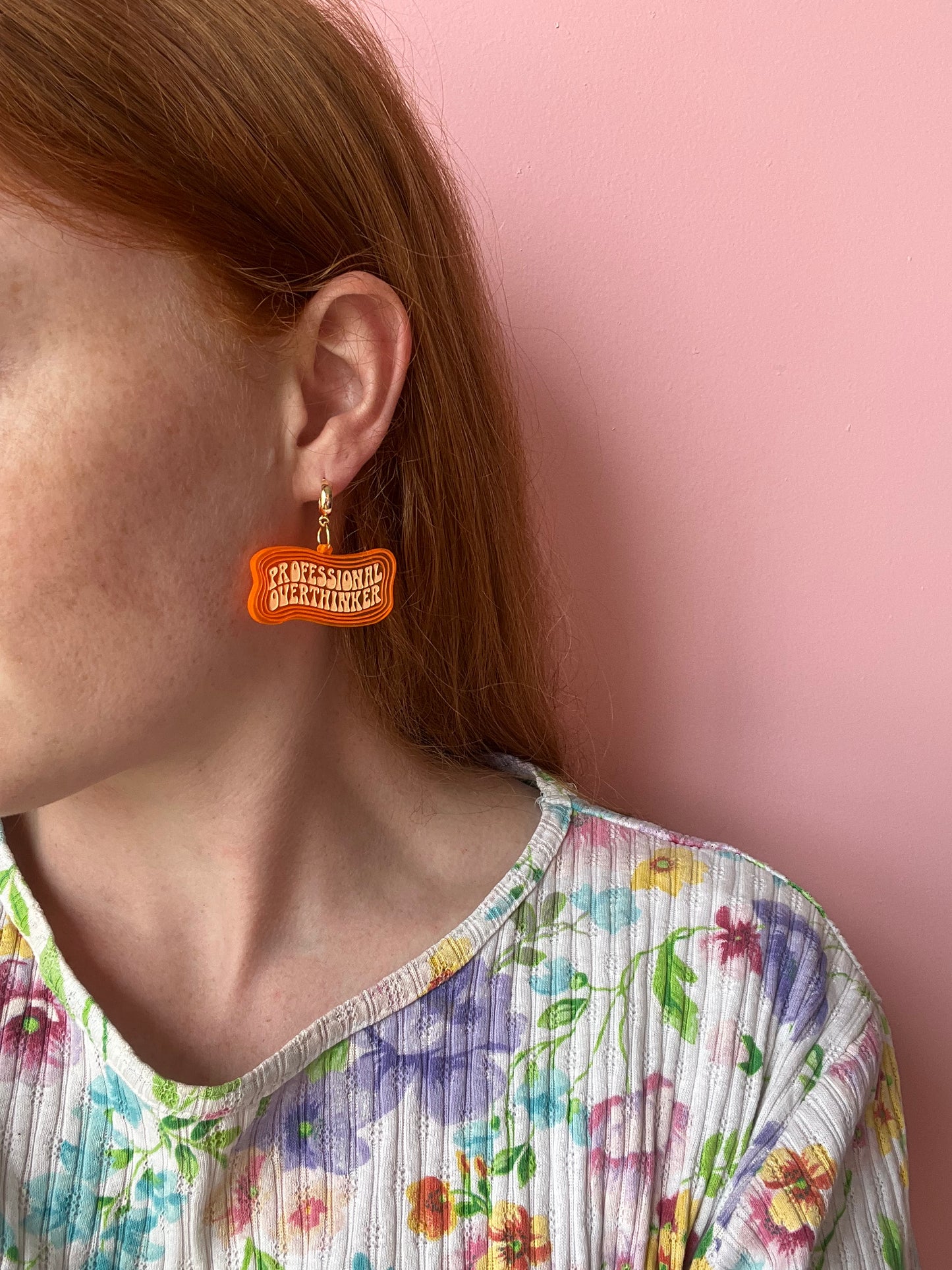 'Professional Overthinker' Earrings
