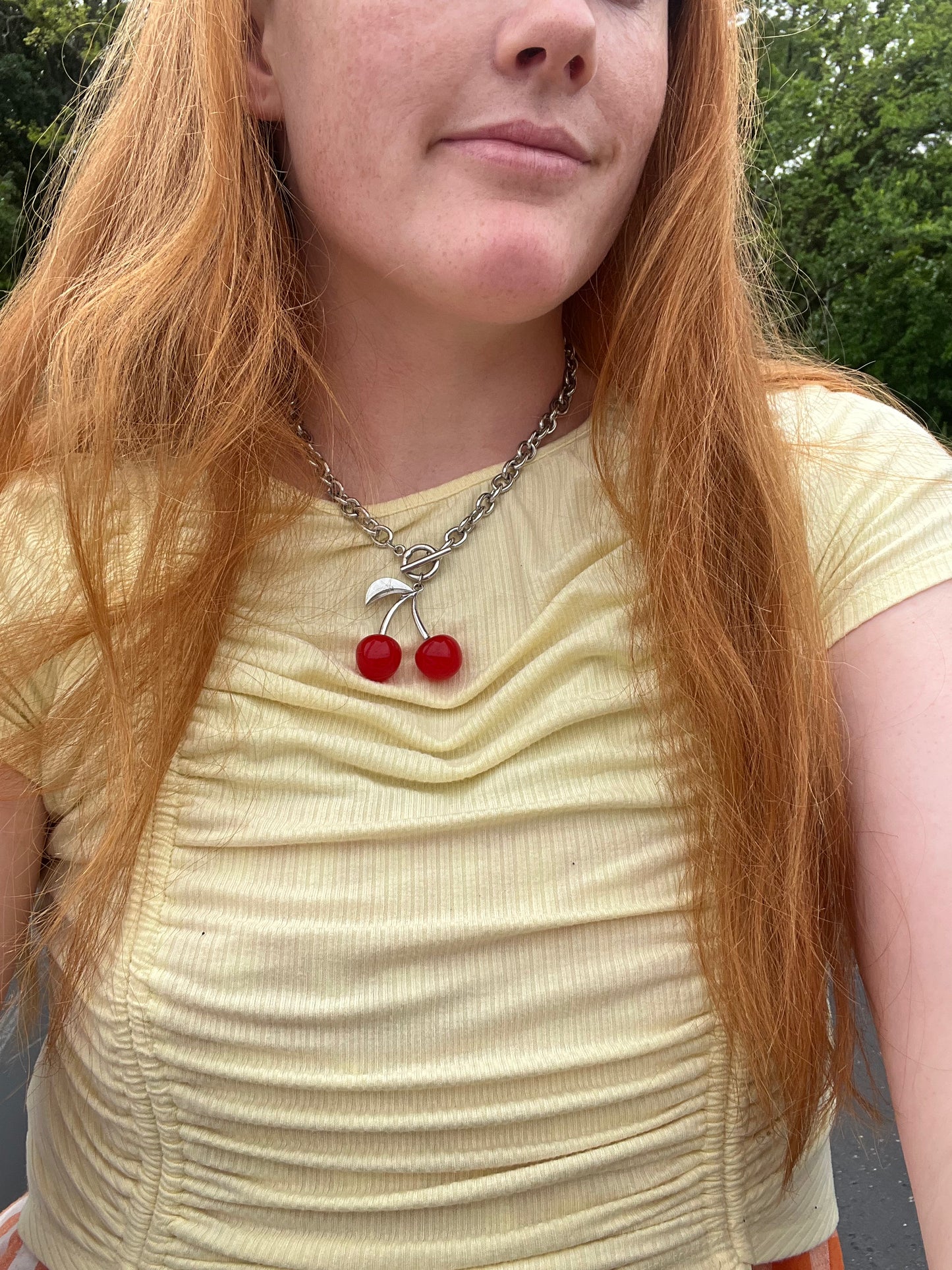 Cherry Chain Necklace