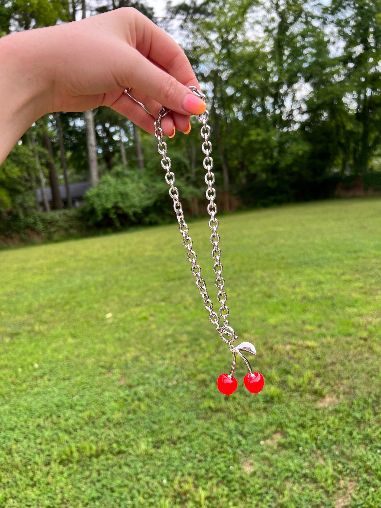 Cherry Chain Necklace