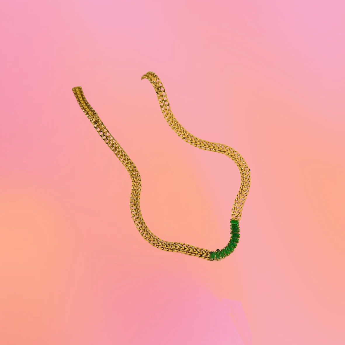 Fancy Night In-Titanium Necklace