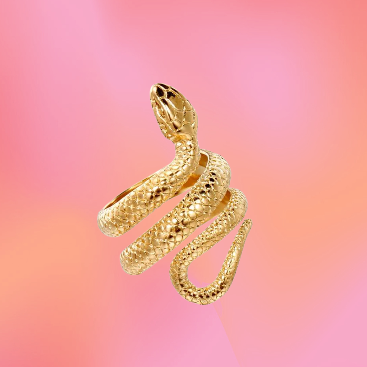 Titanium Snake Ring