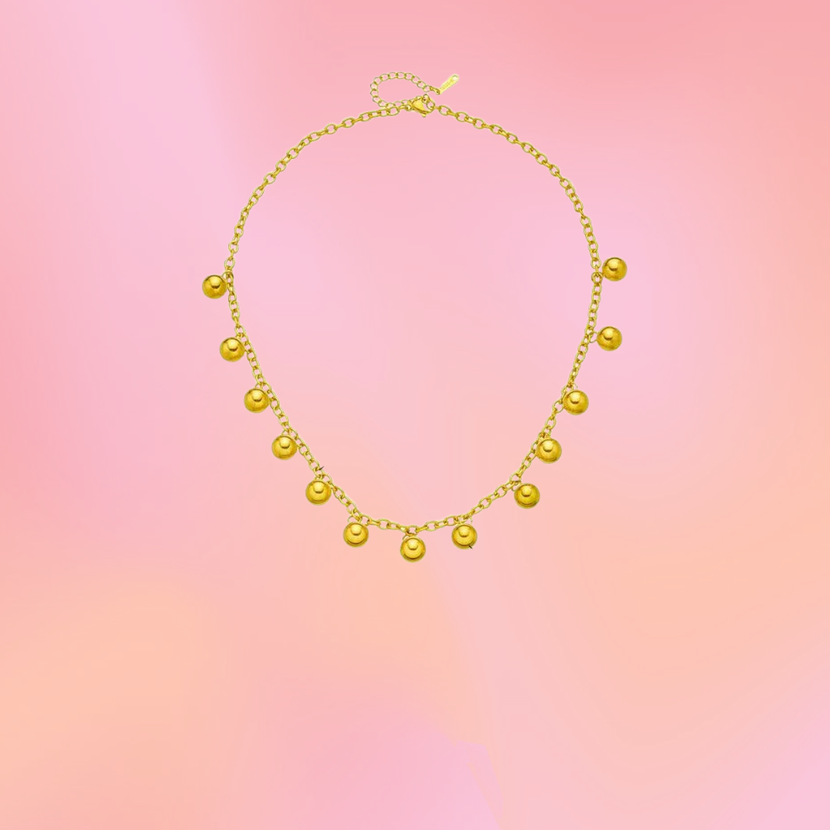 Ball Baubble Titanium Necklace
