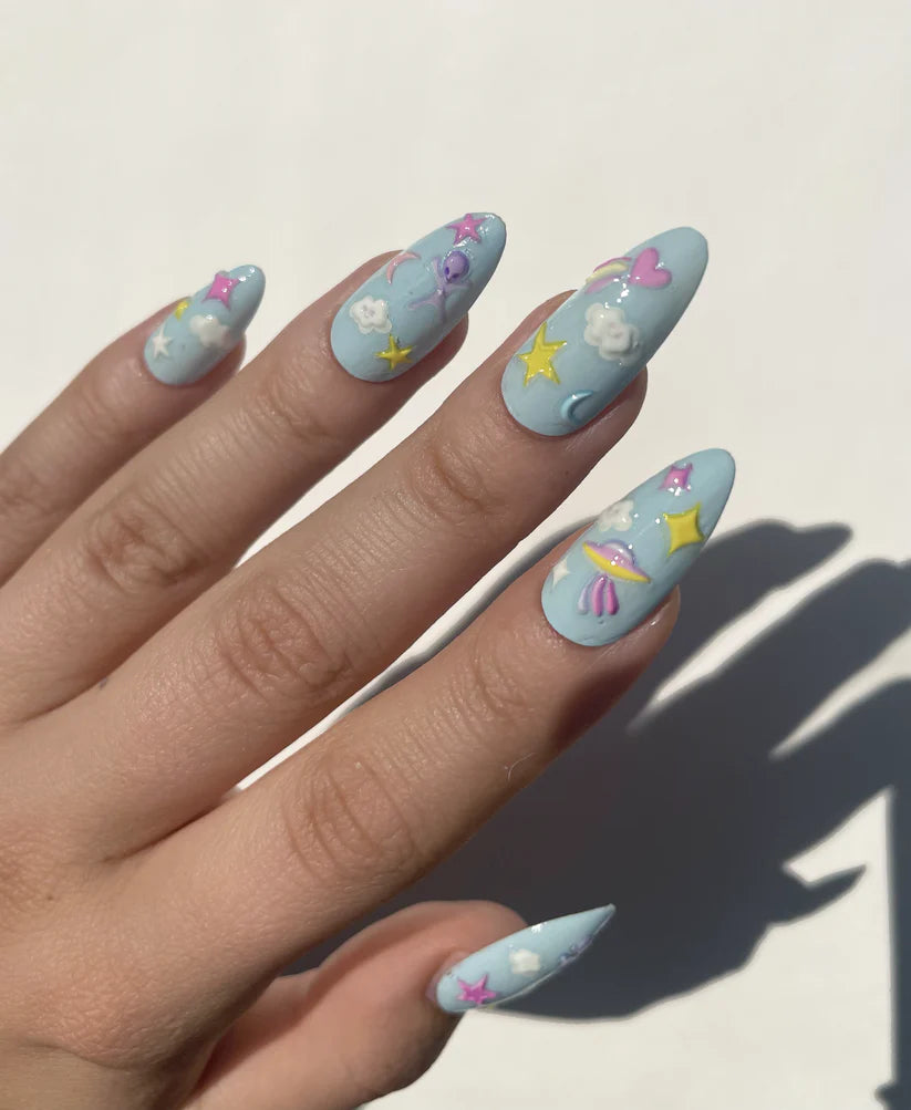 "Spaced Out" Deco Beauty Nail Art Stickers