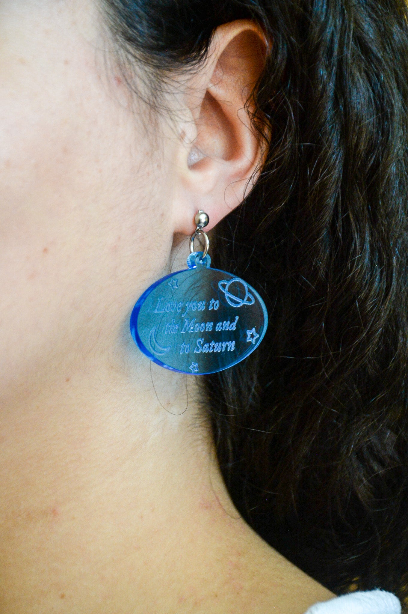 Love You to the Moon and to Saturn Taylor Swift Earrings