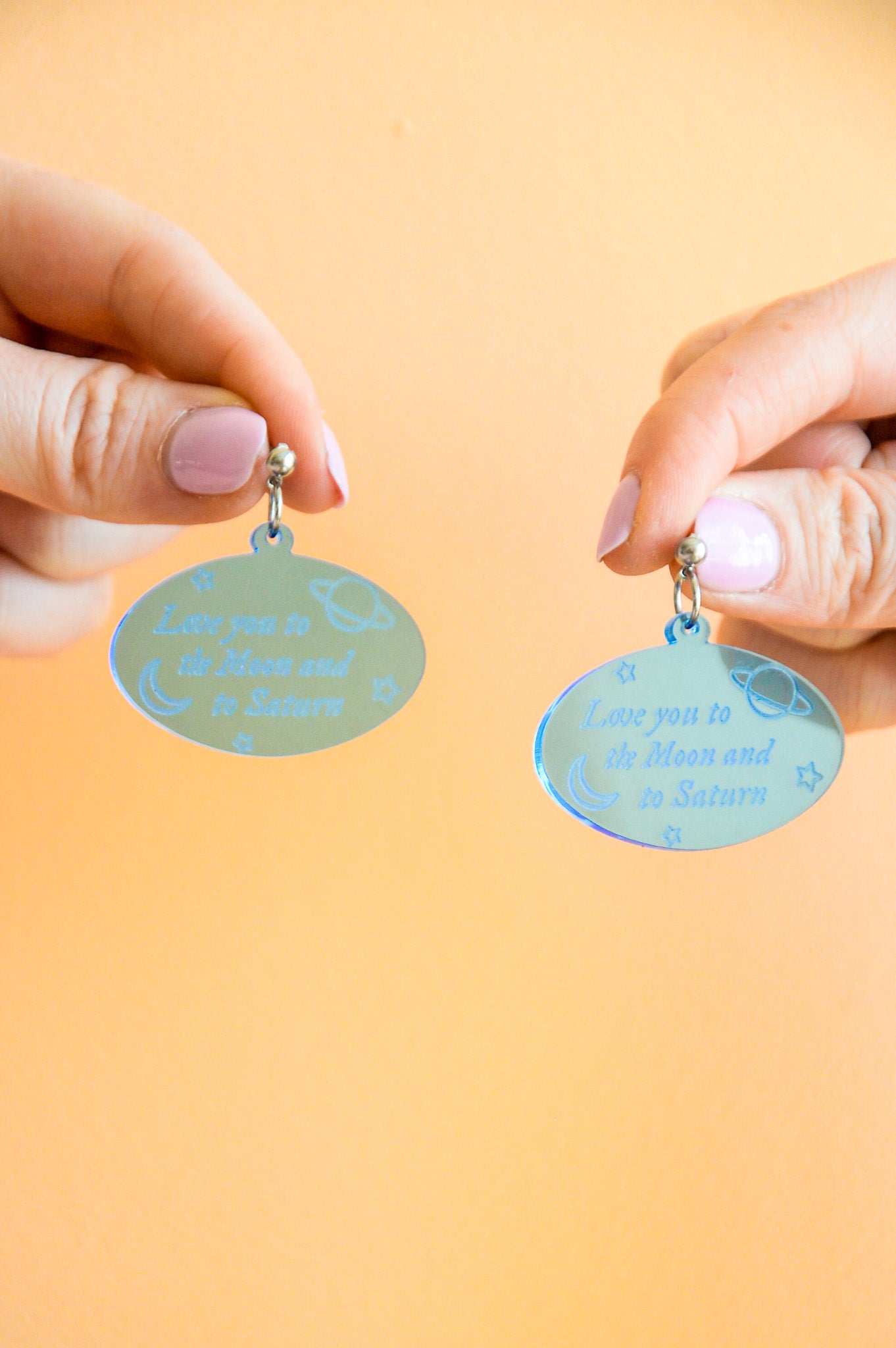 Love You to the Moon and to Saturn Taylor Swift Earrings