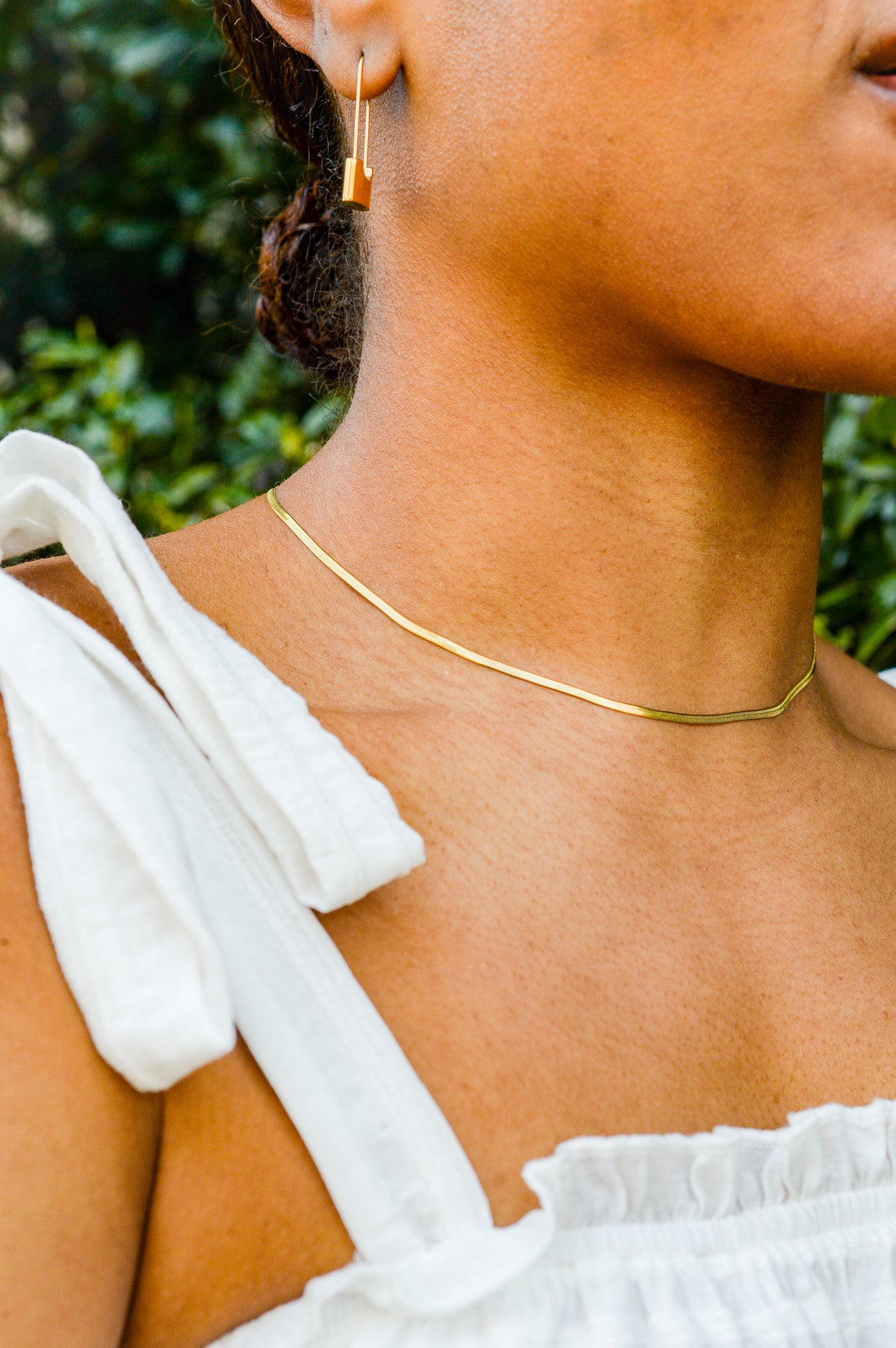 Thin Titanium Necklace