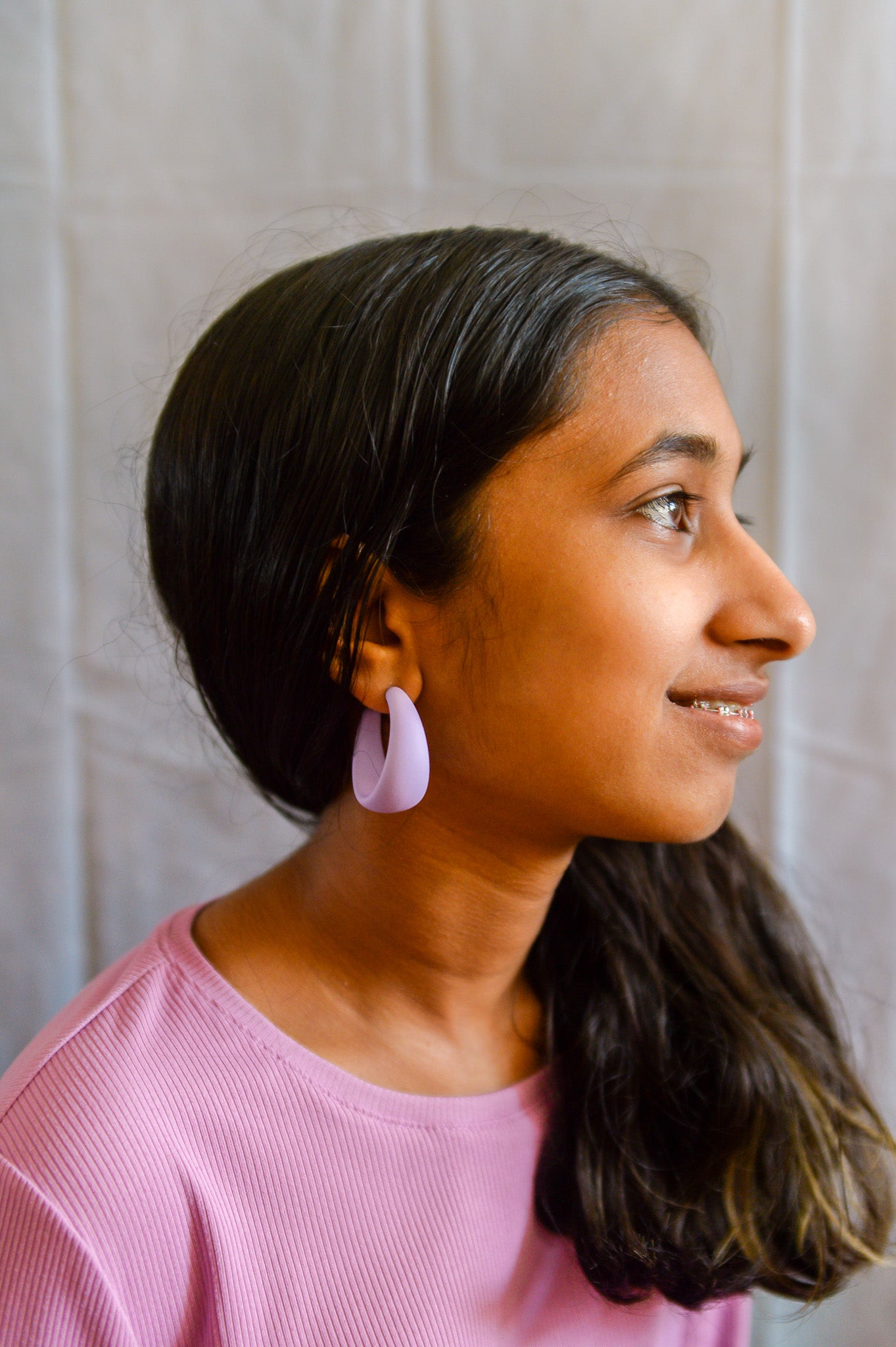 Colorful Matte Hoops
