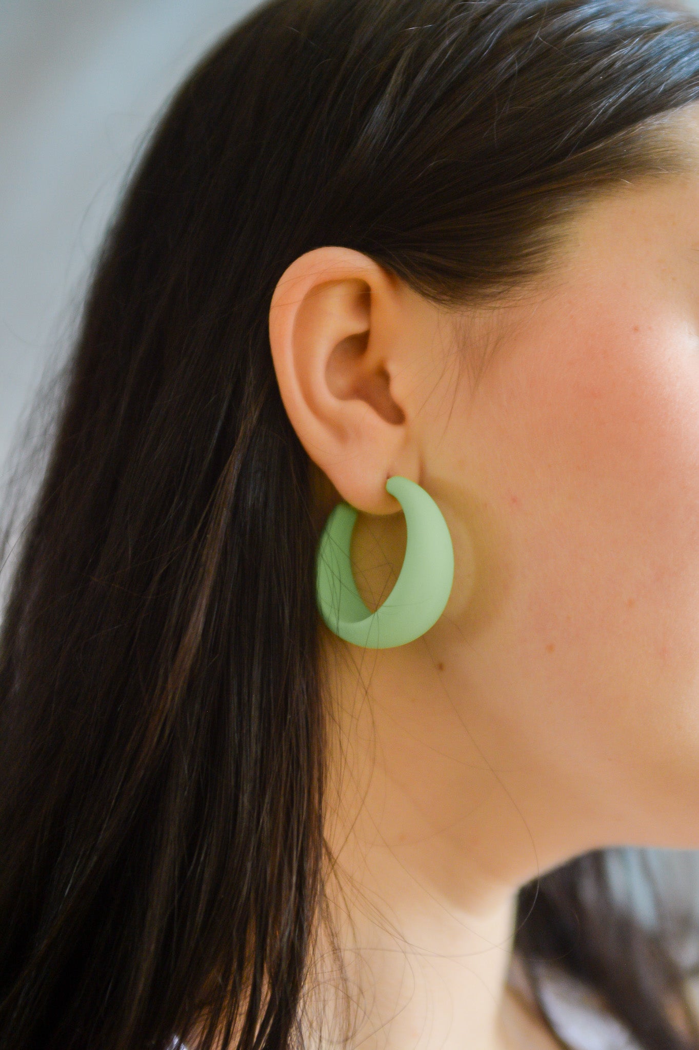 Colorful Matte Hoops