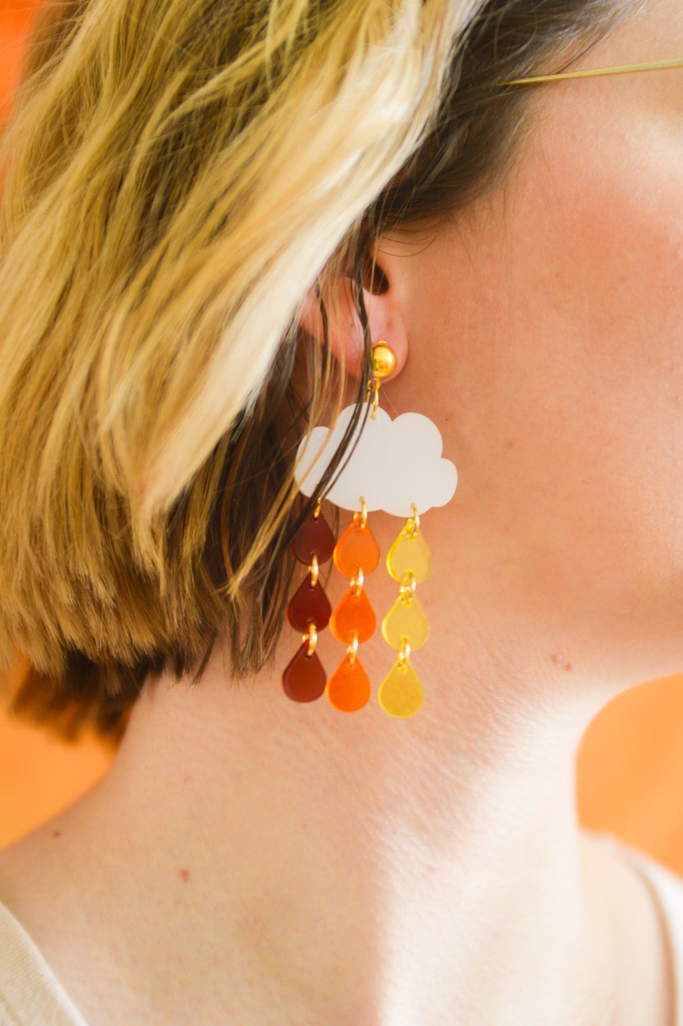 Translucent Pride Rainbow Earrings