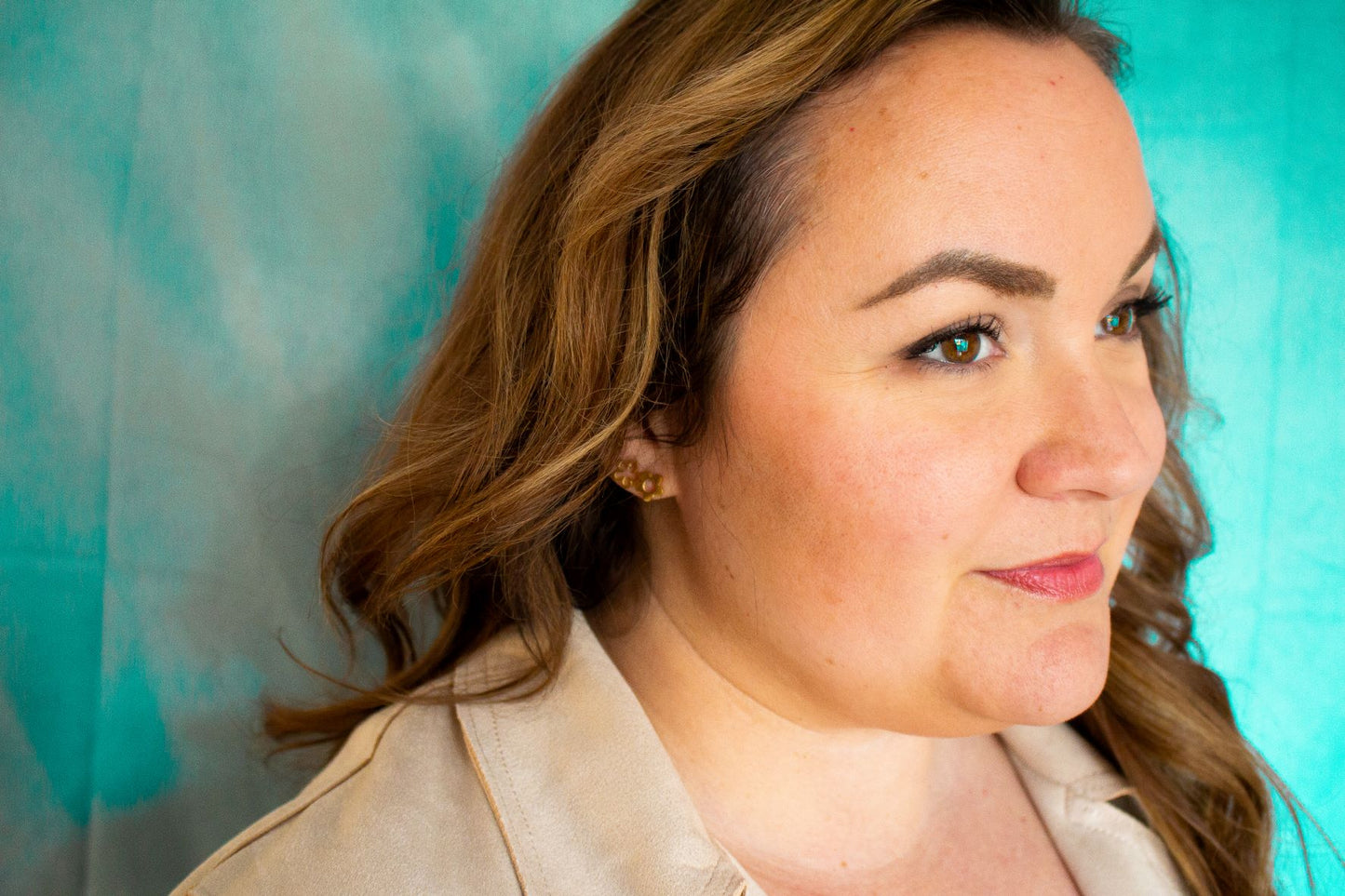 Tiny Flower Cut-Out Stud