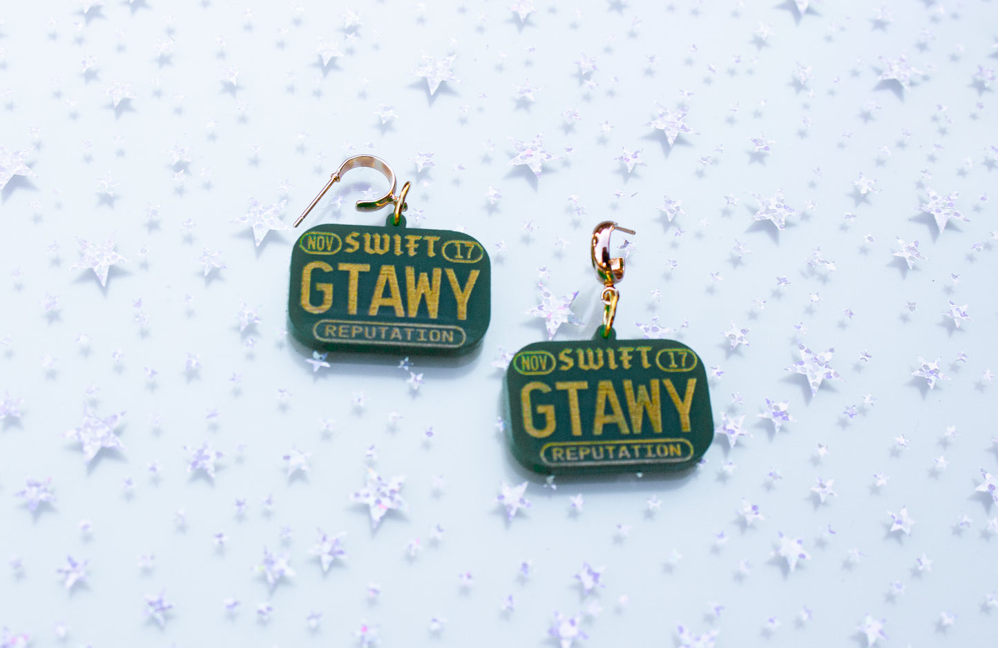 Nothing Good Starts in a Getaway Car Taylor Swift Earrings