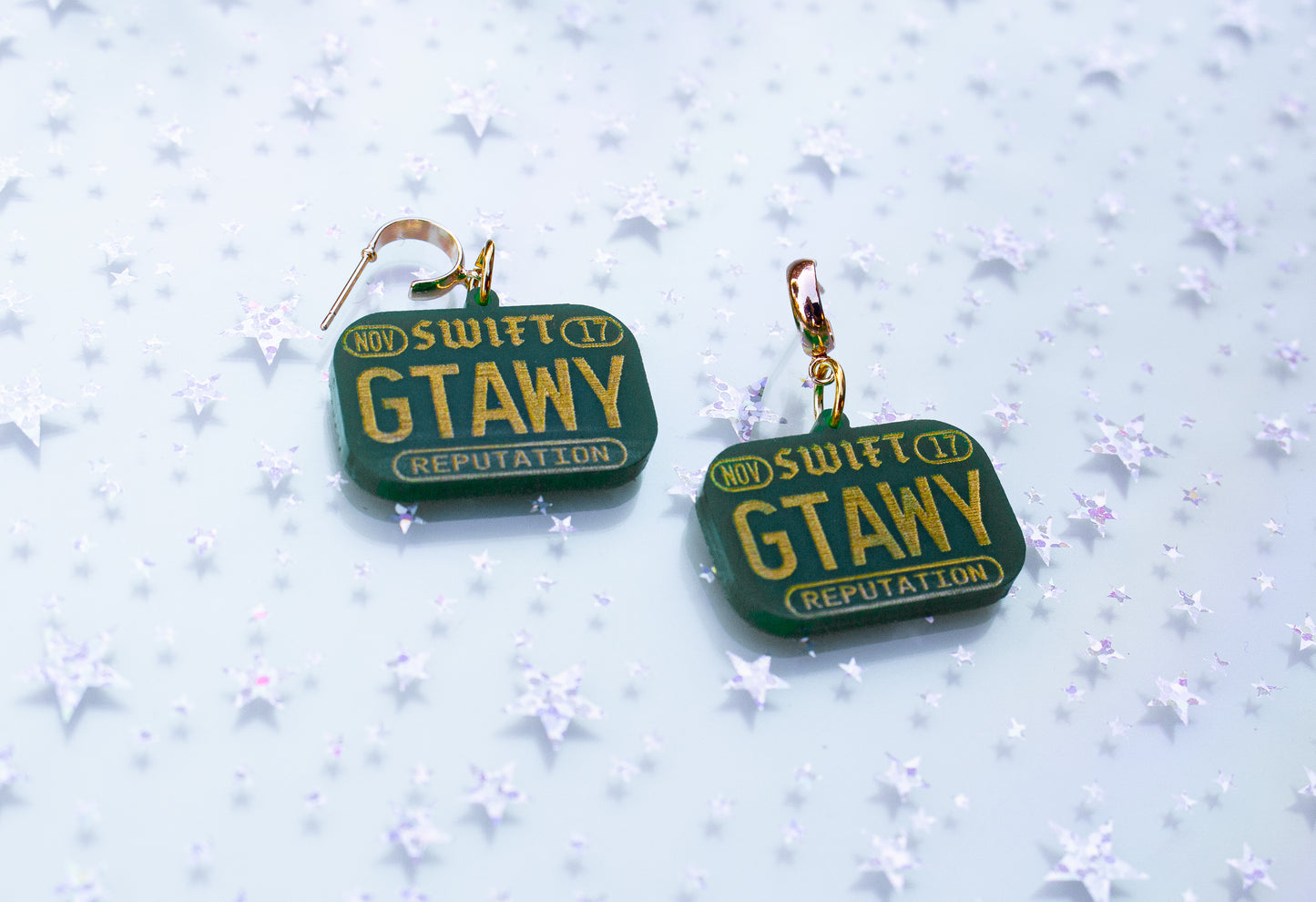 Nothing Good Starts in a Getaway Car Taylor Swift Earrings