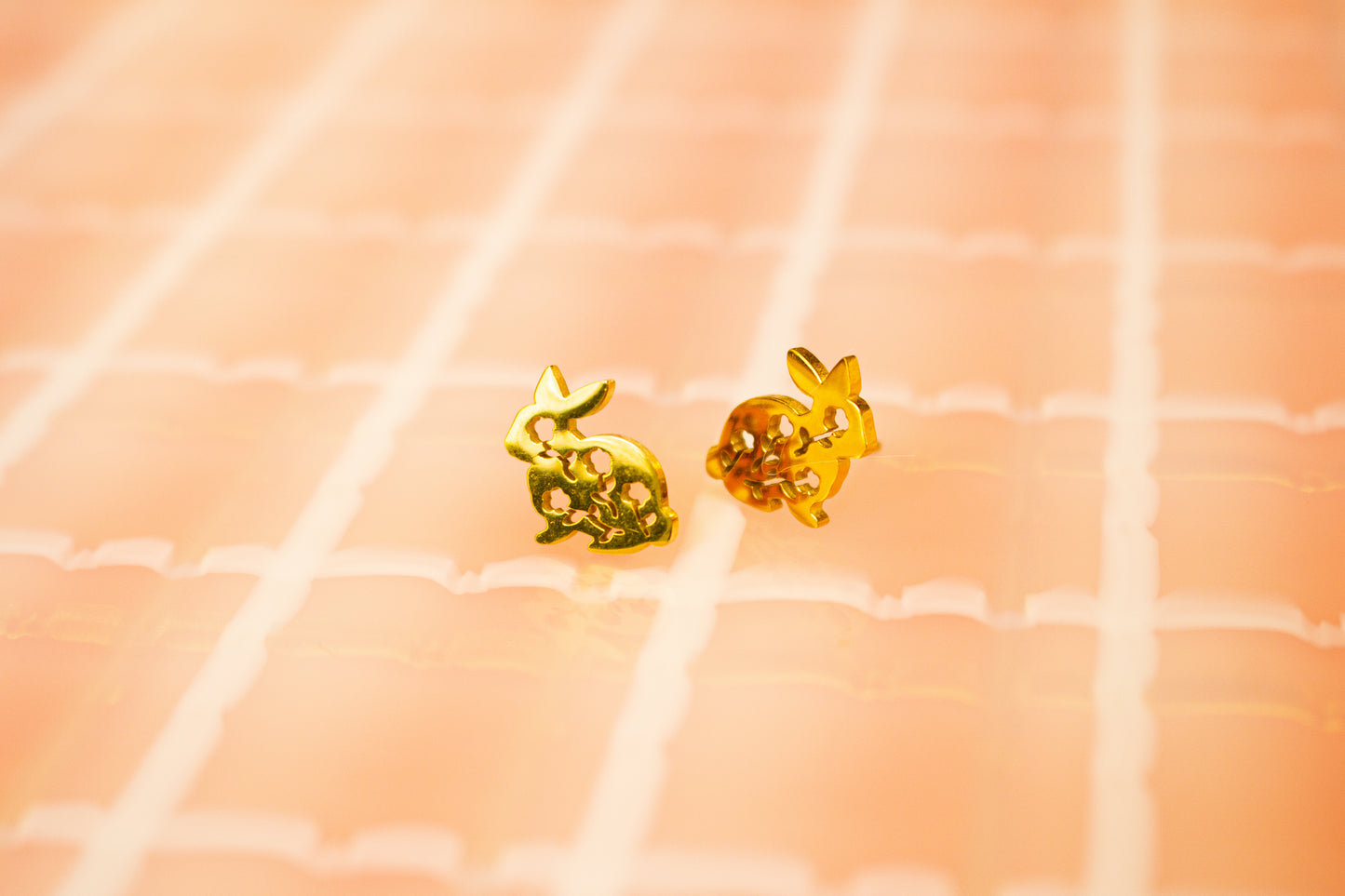 Tiny Bunny Stud Earrings