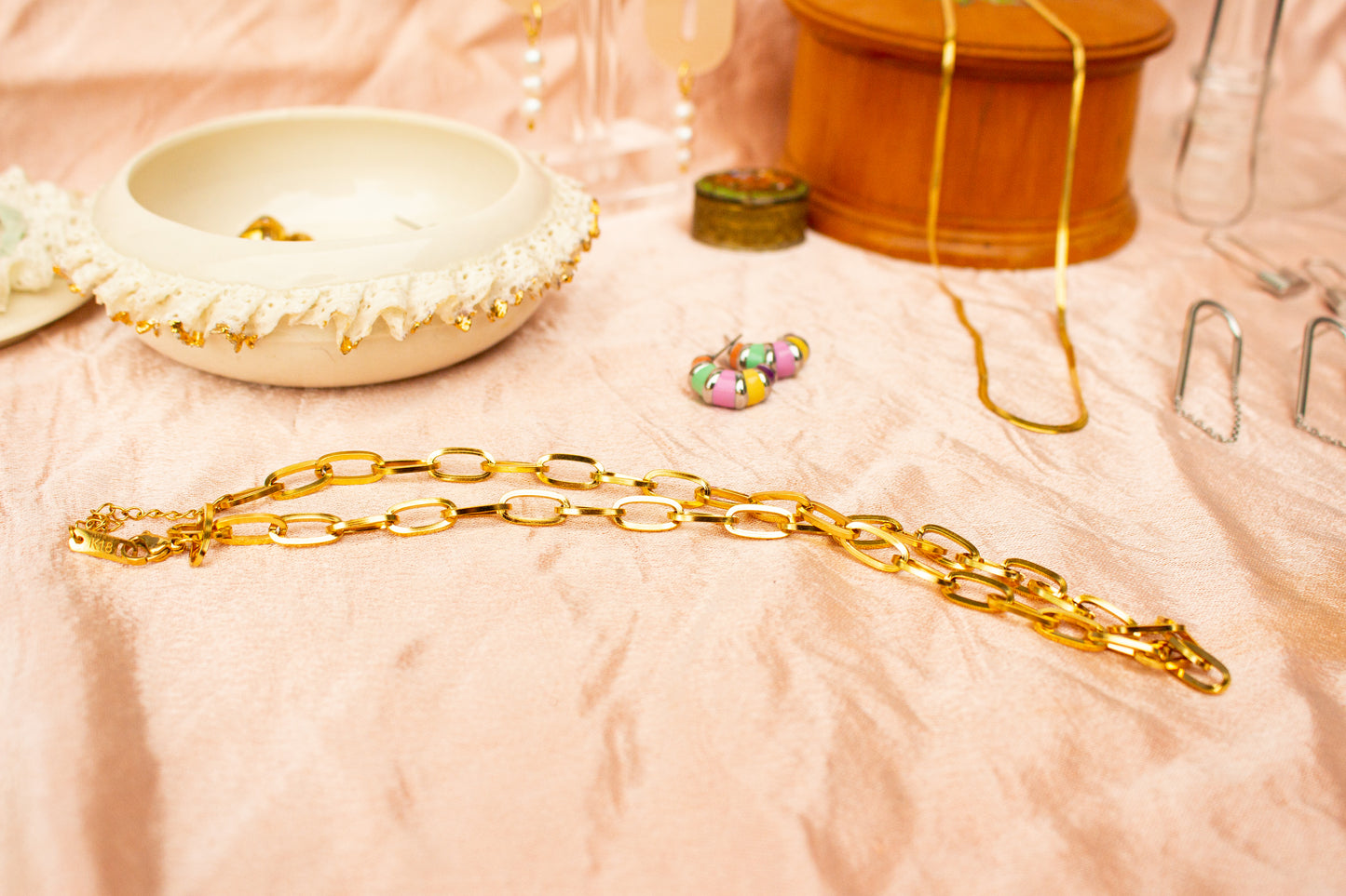 Chain Link Titanium Necklace