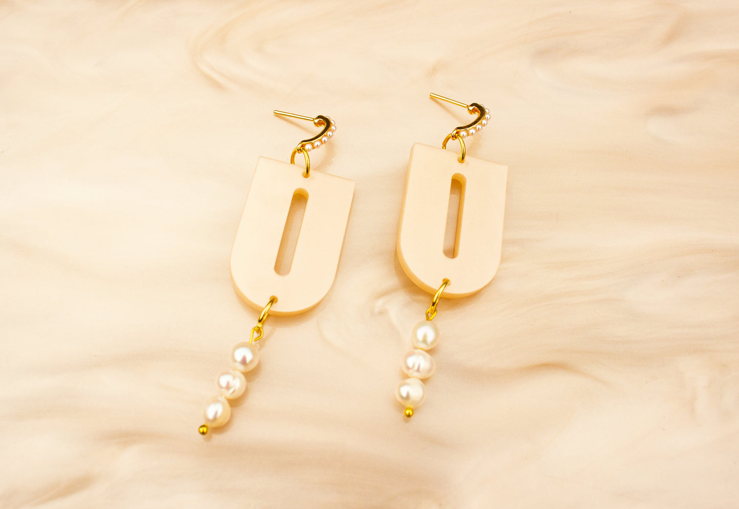 Pearl Statement Earrings