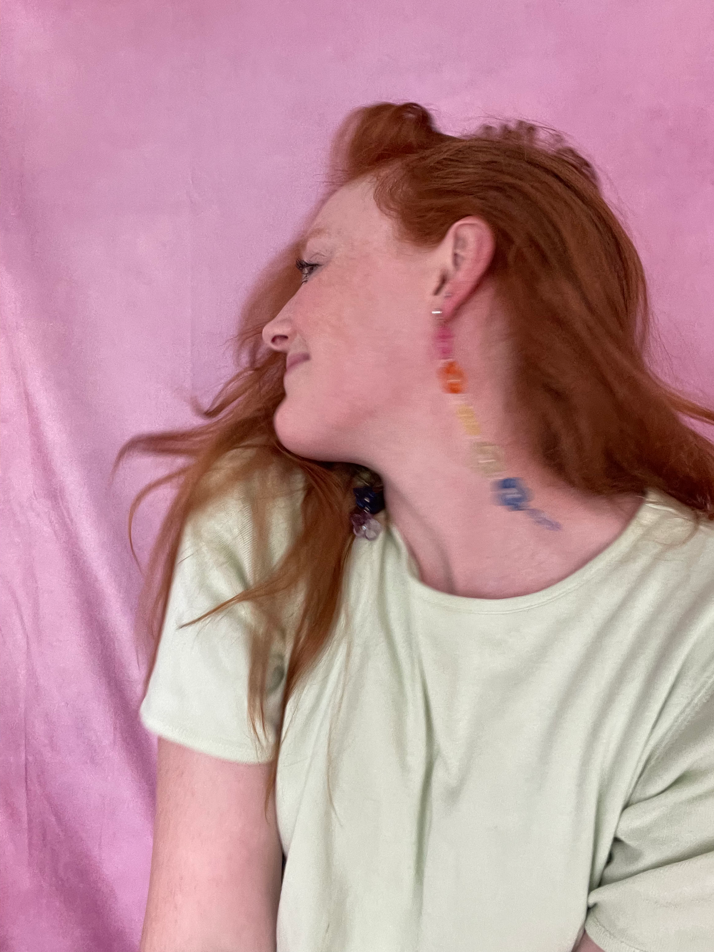 Rainbow Flowers (Large Dangles)